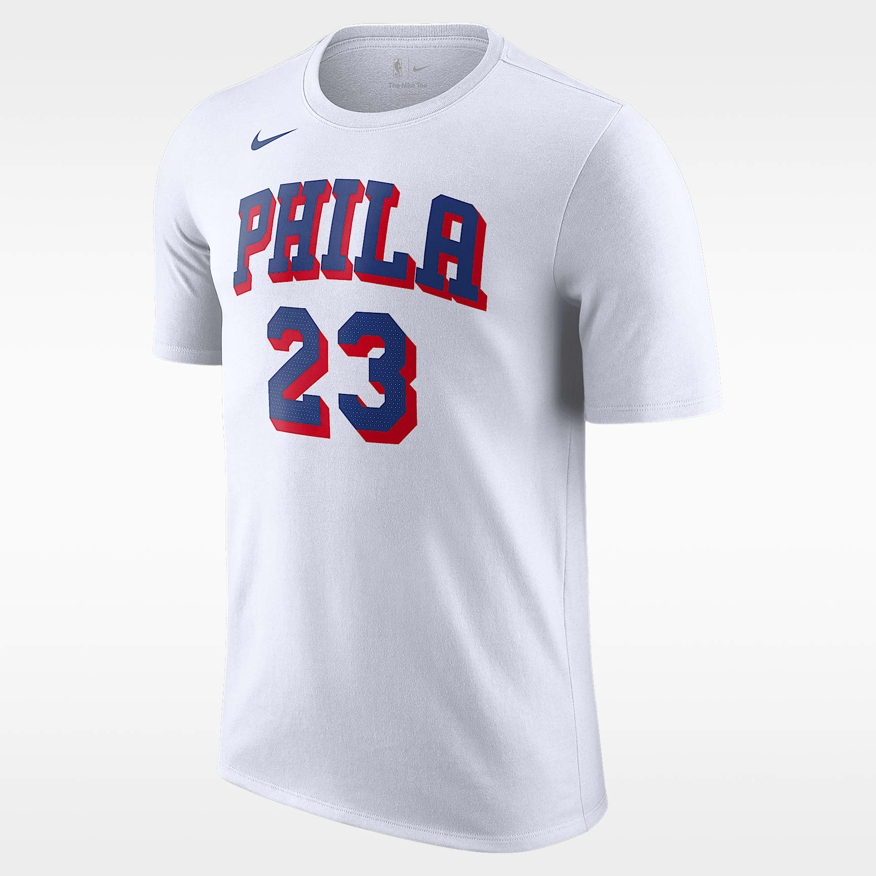 Philadelphia 76ers LeBron James Men's NBA Essential T-Shirt. Nike.com